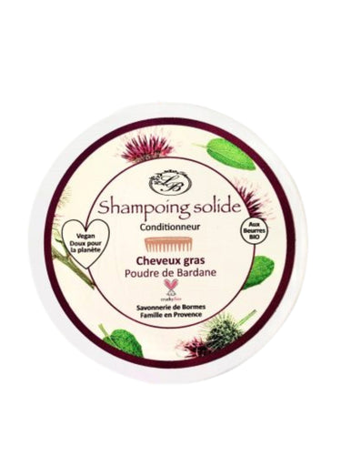 Shampoing solide doux Marron