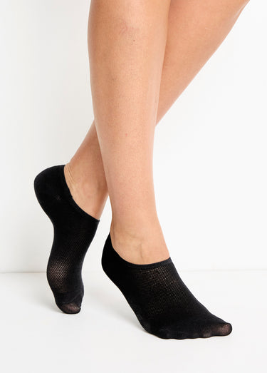 Protège-pieds en microfibre Noir