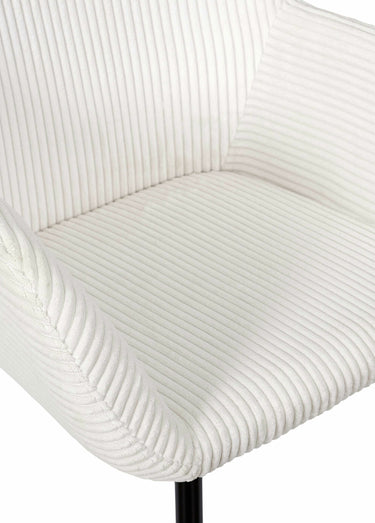 Fauteuils compacts en velours cotelé, 2T Beige