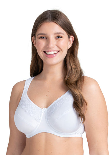 Soutien-gorge avec armatures, COTTON NOW Blanc