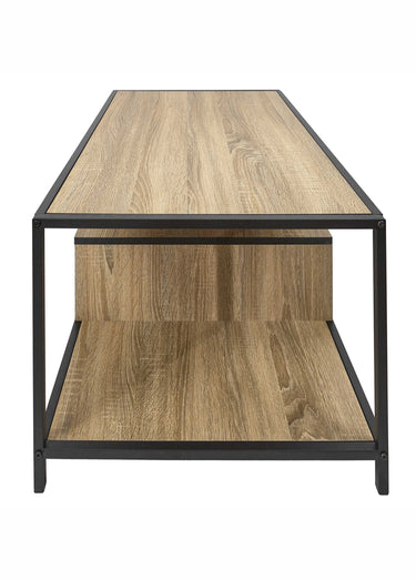 Table basse design escalier EDISON Marron/Noir