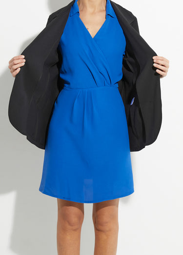 Veste col tailleur manches 3/4 Essentiel Noir