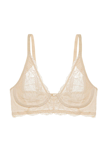 Soutien-gorge foulard sans armature Creme