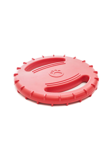 Jouet frisbee flottant pour chien Rouge