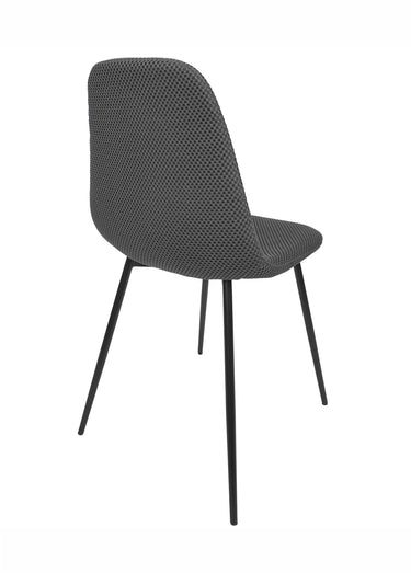 Set 4 Chaises design maille mesh ATOME Gris
