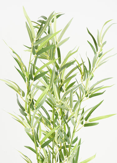 Grande plante artificielle Bambou + pot Noir