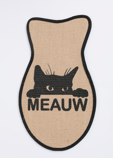 Griffoir pour chat avec décor fantaisie Chat Miaou