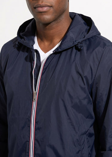 Parka courte déperlante tendance Marine