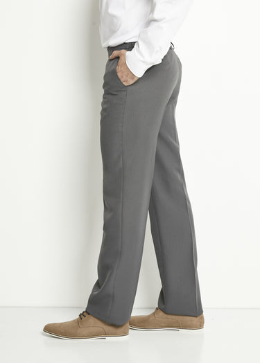 Pantalon ceinture ajustable invisible polyester Gris