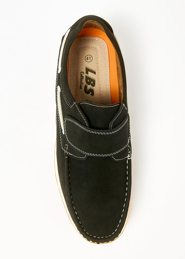 Mocassin bateau homme Noir