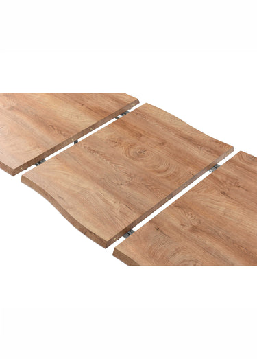 Table basse bois extensible 6 à 8 pers. FOREST Marron/Noir