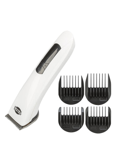 Tondeuse sans fil rechargeable + 4 têtes Blanc