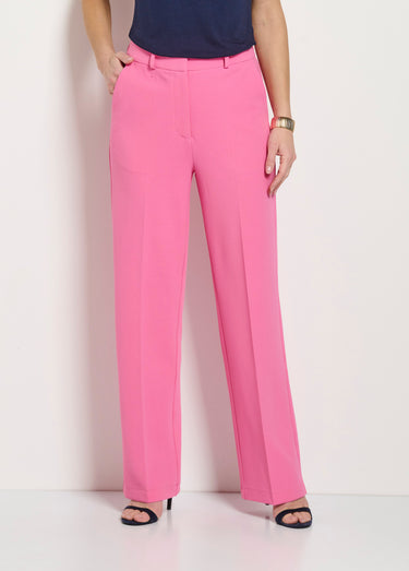 Pantalon fluide large Rose