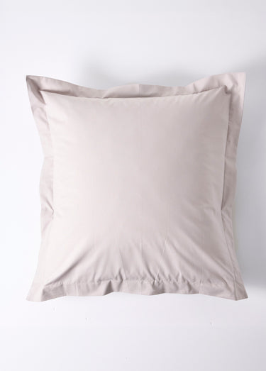 Taie d'oreiller coton unie Sable
