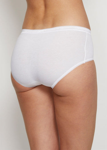 Lot de 3 culottes basic midi Blanc Lot3