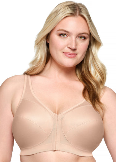 Soutien-gorge MagicLift Grandes Tailles Aide à la Posture, Fermeture Frontale, Sans Armatures n°1265 Chair