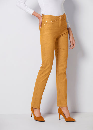 Jean couleur MORPHOSTYLE tissu stretch Miel
