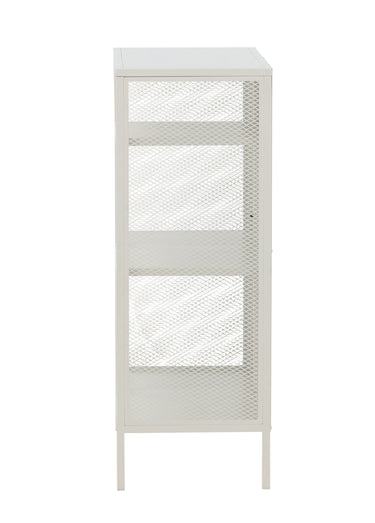 Bibliothèque ouverte, cotés grillagés Blanc