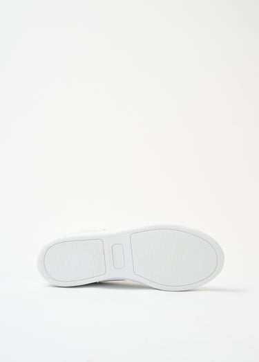 Baskets vegan à semelles compensées Blanc