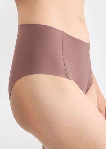 Culotte taille haute invisible Cacao