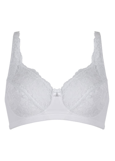 Soutien-gorge dentelle sans armatures Blanc