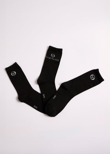 Lot de 3 Chaussettes en coton recyclé Noir
