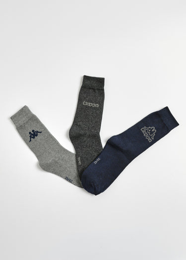 Chaussettes assorties coton majoritaire Bleu