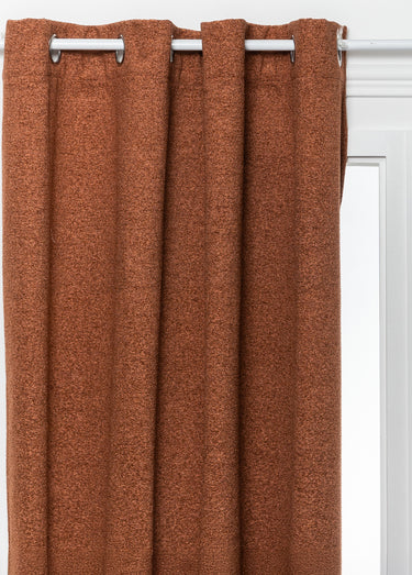 Rideau occultant et isolant, 140x260cm Terracotta