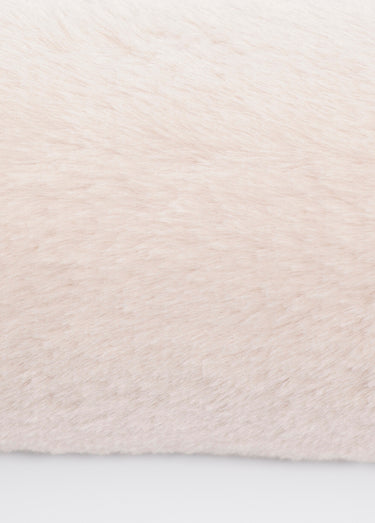 Boudin bas de porte en fausse fourrure Beige
