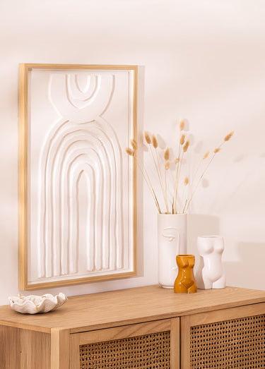 Déco murale arches et cadre bois, Bobby Beige