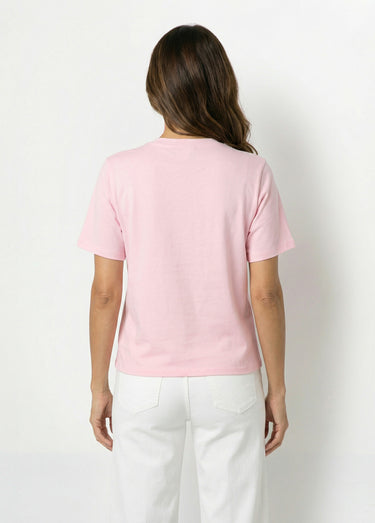 T-shirt manches courtes patch cœur Good Rose