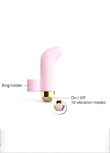 Sextoy stimulateur silicone TOUCH ME Rose