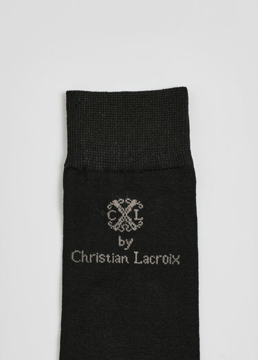 Chaussettes coton mercerisé majoritaire Noir
