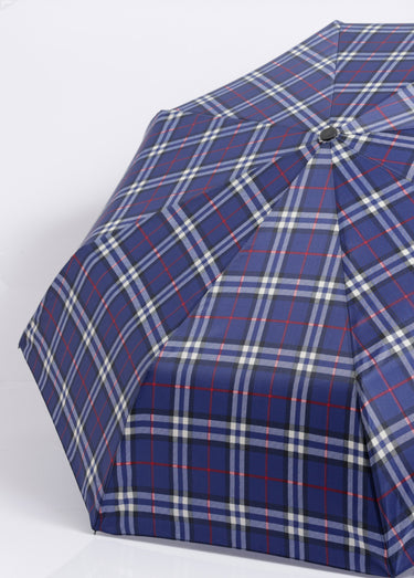 Parapluie automatique imprimé carreaux Marine