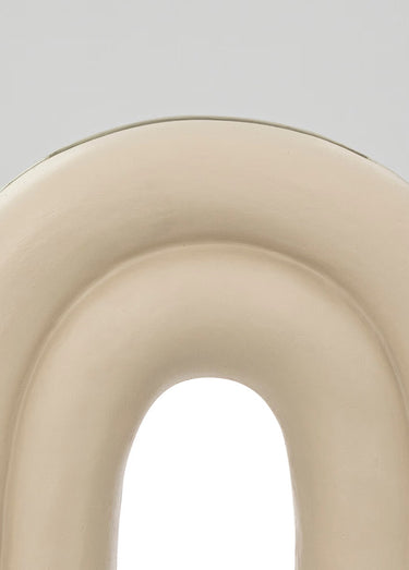 Miroir à poser avec support forme arches Beige