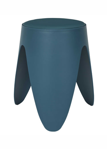 Tabouret d'appoint empilable tendance EVE Bleu Canard