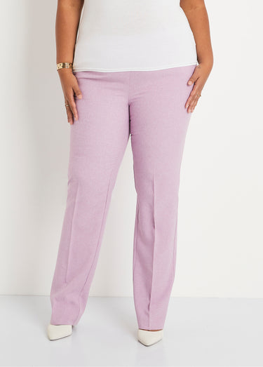 Pantalon droit ceinture semi-élastiquée Parme