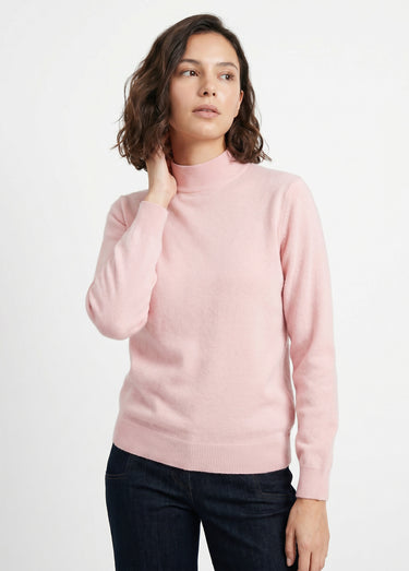 Pull chaud col montant avec laine et angora Azalee