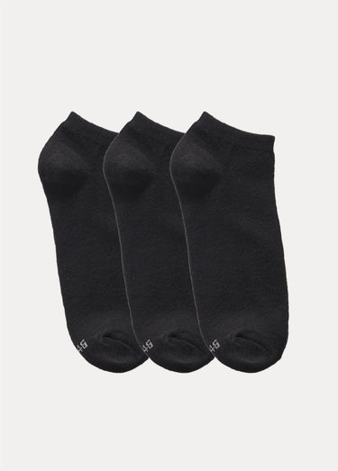 Chaussettes discrètes homme Noir Lot3