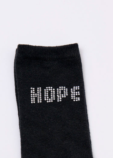 Chaussettes assorties, pois et message Noir Lot 3