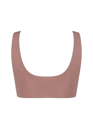 Brassière invisible microfibre Cacao