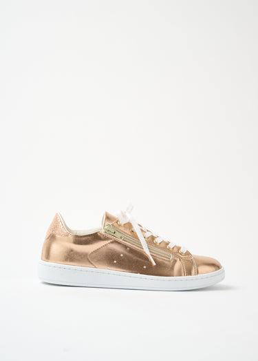 Baskets vegan à semelles compensées Rose Irise