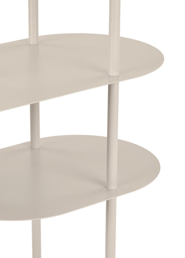Etagère asymétrique métal 5 niveaux RIETI Sable