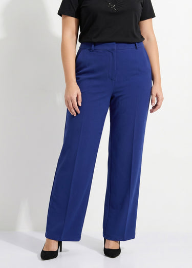 Pantalon fluide large Marine