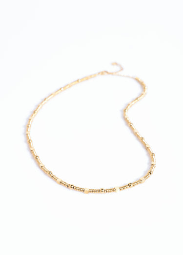 Collier maille souple acier inoxydable Dore