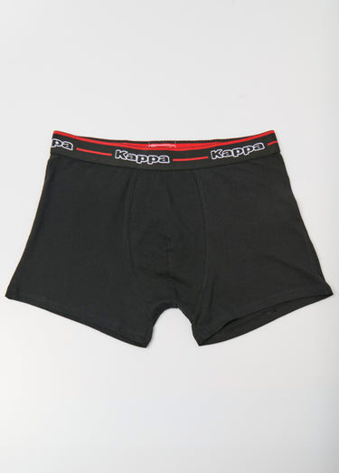 Boxer avec ceinture contrastante Noir