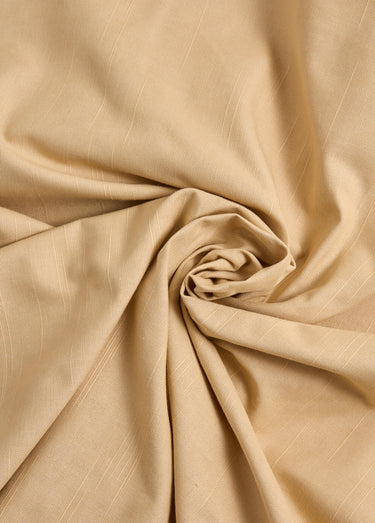 Coupon tissu déco bachette coton 2 x 1,5m Camel