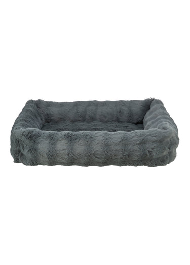 Lit rembourré clair ELLI, pour animaux Gris Fonce