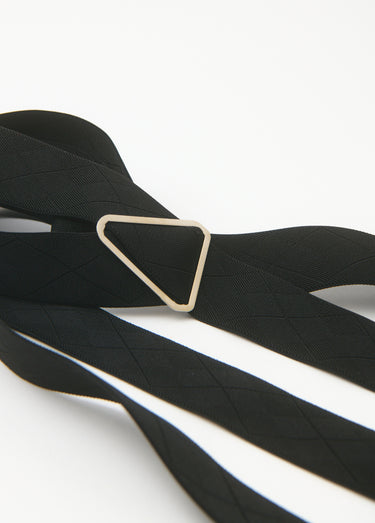 Bretelles élastiques ajustables à pinces Noir