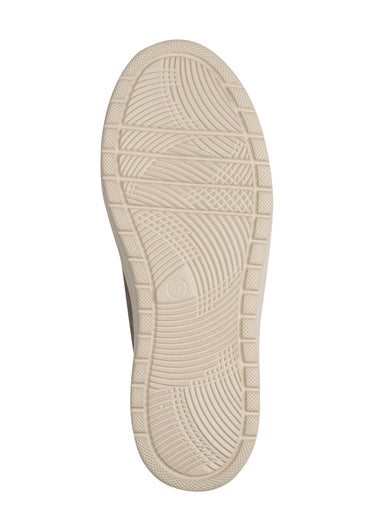 Baskets à lacets, dessus texturé Beige